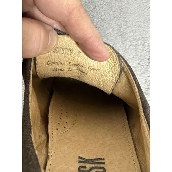 Jd Fisk Suede Leather Men's Size 8 👞👞👞👞👞