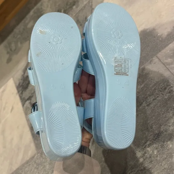 Jeffrey Campbell Y2K Candied blue platform jelly sandals size US 8 EU 39