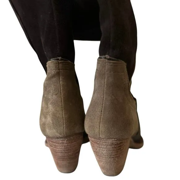 Jessica Bennett Western Boots Pull On Mid-Calf Brown Multi Womens Cowboy 8