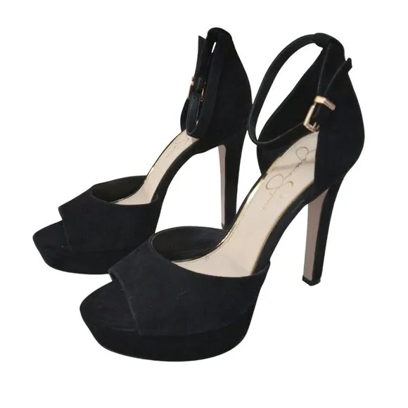 Jessica Simpson | Beeya Ankle Strap Platform Heeled Sandals Shoes | Size 9M