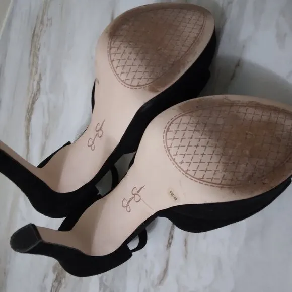 Jessica Simpson | Beeya Ankle Strap Platform Heeled Sandals Shoes | Size 9M