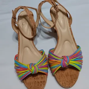 JESSICA SIMPSON Darleena Multicolor  Women's Platform  Sandals - 8W