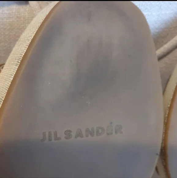 Jil Sander wedge shoe size 37.5