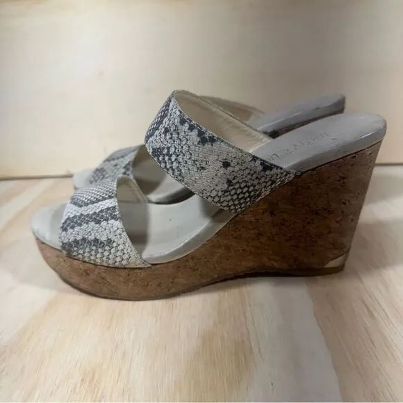 Jimmy Choo Animal Print Wedge Sandals Women’s Size 7