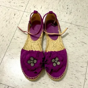 Jimmy Choo Espadrilles Dylan Flat Purple 35 1/2