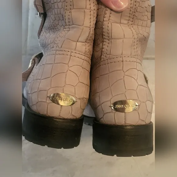 JIMMY CHOO moto boots in great condition sz9