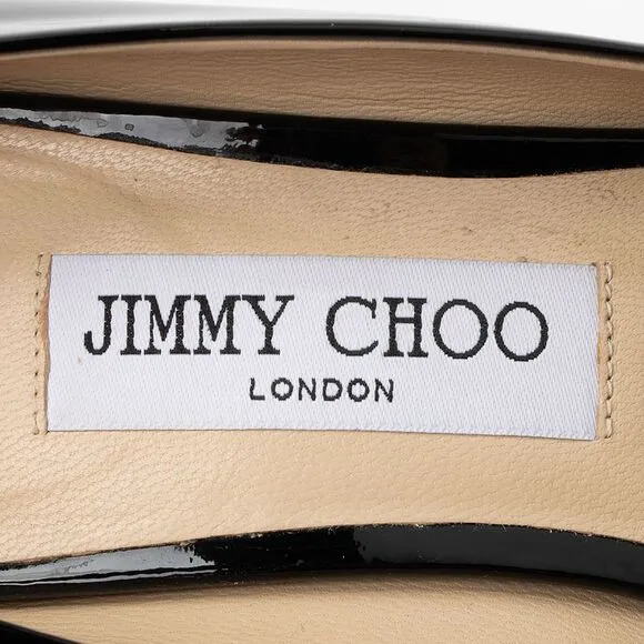 Jimmy Choo Patent Leather Dianne Pumps - Size 8.5 / 38.5