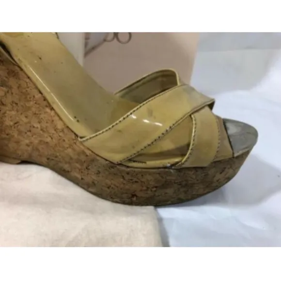 Jimmy Choo Women’s Shoes Sandals Platform Beige 39
