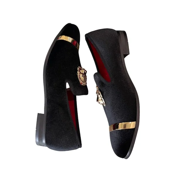 Jitai Men’s Velvet Loafer 11 NWOT