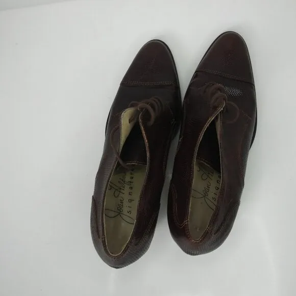 Joan Halpern Signature Collection Vintage Lizard Shoes Handmade Italy EU 38.5