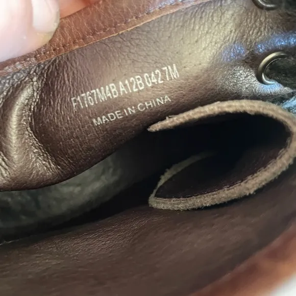 John Varvatos Leather and Suede High Top Sneaker