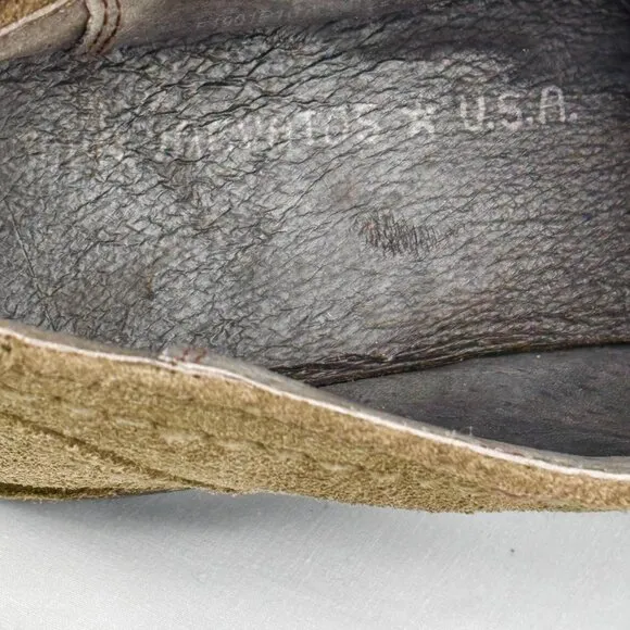 John Varvatos USA Olive Suede Derby Shoes - Classic Casual Luxury - Made in USA