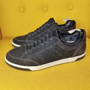 Johnnie-O Surfside Grey Suede &amp; Fabric Sneaker Casual Men's Shoe Size 10