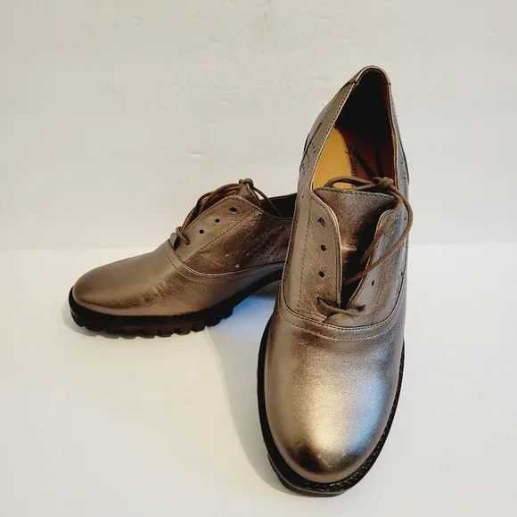 Johnston &amp; Murphy Alice Brogue Leather Oxford Shoes , Size 9