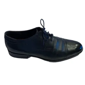 Johnston &amp; Murphy Cap Toe Black Leather Oxford Dress Shoes 12M Classic Comfort