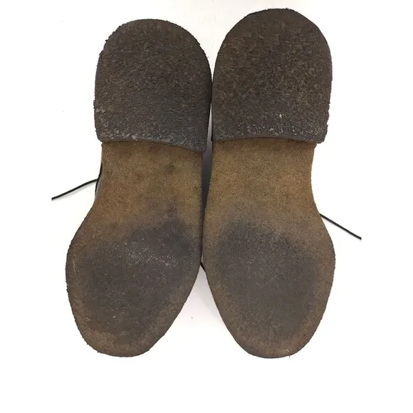 Johnston &amp; Murphy Copeland Sheepskin Chukka - Size 9.5 M Black Crepe Boots