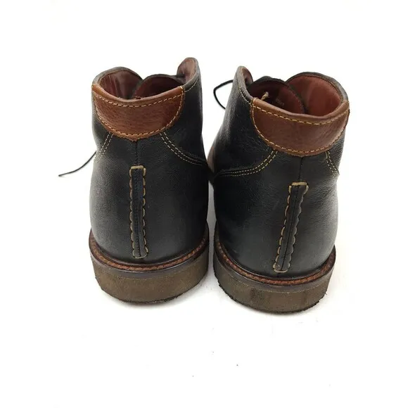 Johnston &amp; Murphy Copeland Sheepskin Chukka - Size 9.5 M Black Crepe Boots
