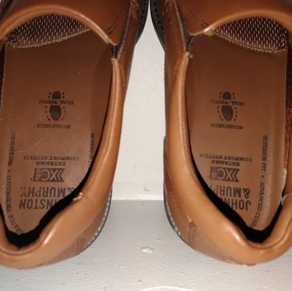 Johnston Murphy men's leather shoes  brand new size 10,
