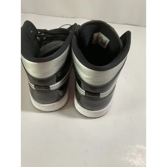 Jordan 1 Retro High OG Panda Black White Silver Sneakers Shoes Mens Size
