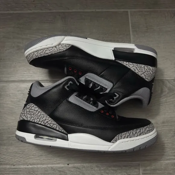 Jordan 3 black cement 2024 Size 10.5