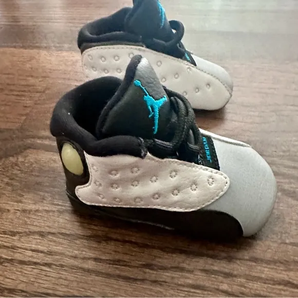 Jordan Baby Walker Shoes - White, Black, Gray, Teal