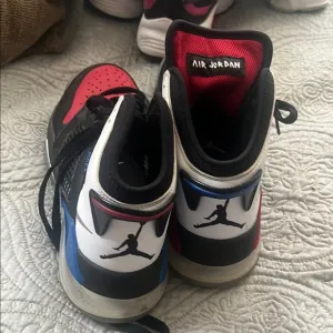 Jordan Kids Shoes - Red, Blue, and Black