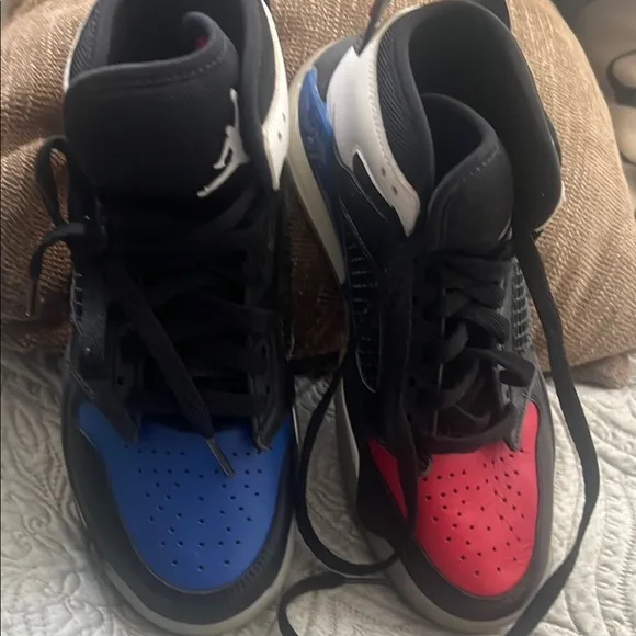 Jordan Kids Shoes - Red, Blue, and Black