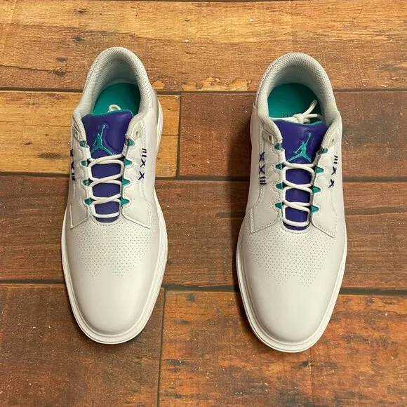 Jordan Men's ADG 5 W &quot;White/Grape Ice&quot; Golf Shoes