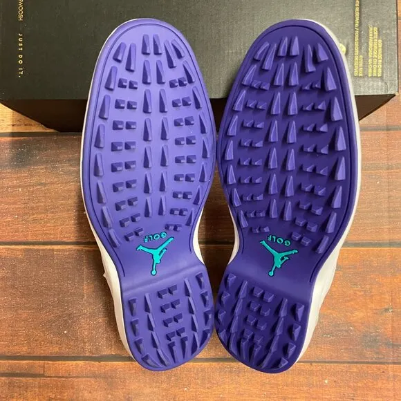 Jordan Men's ADG 5 W &quot;White/Grape Ice&quot; Golf Shoes