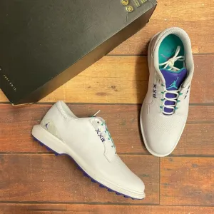 Jordan Men's ADG 5 W &quot;White/Grape Ice&quot; Golf Shoes