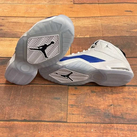 Jordan Men's B'LOYAL &quot;White/Blue&quot; Basketball Shoes