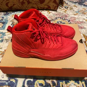 Jordan Red Athletic High-Top Basketball Shoes