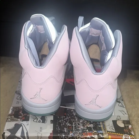 Jordan Retro 5 Men's Shoes Regal Pink Durabuck 🦄RARE-Easter (2022)