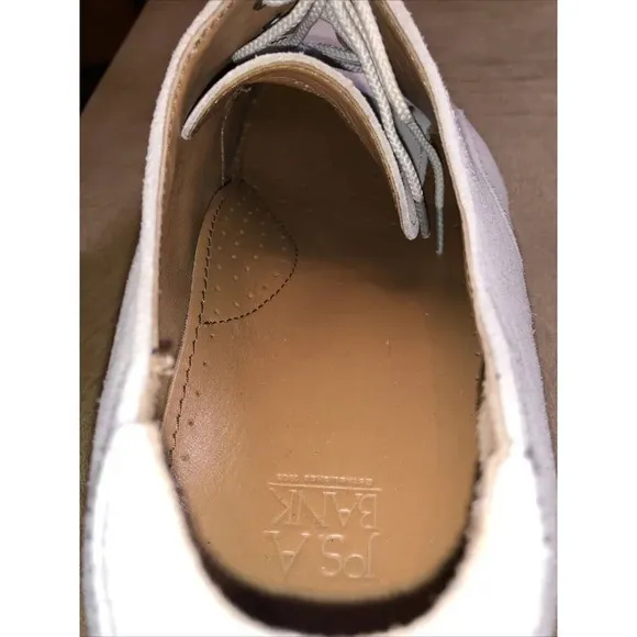 JOS. A. BANK Derby Men's Tan Beige Casual Dress Shoes 13 M Suede Leather Oxford