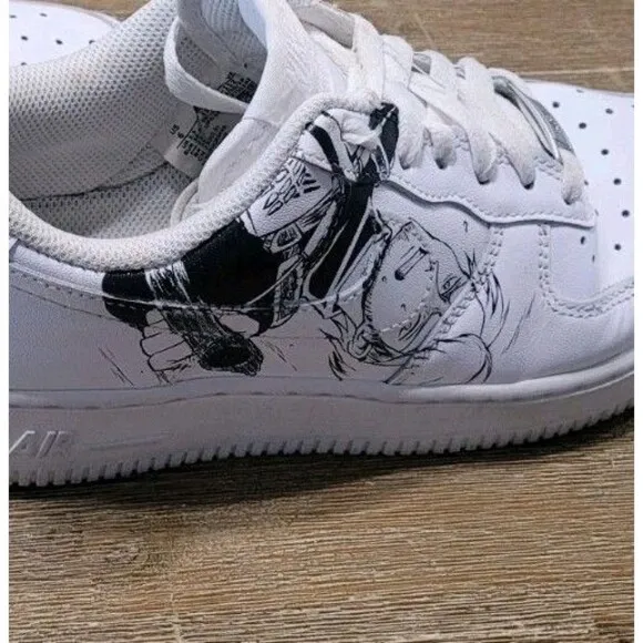 Jujutsu Kaisen Nike AF1 Megumi Divine Dog Gojo Women's Size 6 Custom Shoes