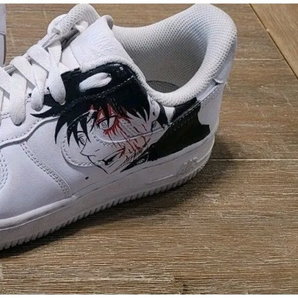 Jujutsu Kaisen Nike AF1 Megumi Divine Dog Gojo Women's Size 6 Custom Shoes