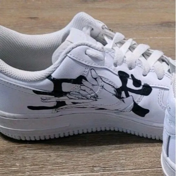 Jujutsu Kaisen Nike AF1 Megumi Divine Dog Gojo Women's Size 6 Custom Shoes