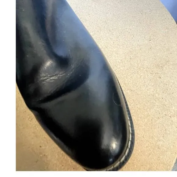 Justin Black Western Boots Size 7.5B Men's cowboy JBL3000