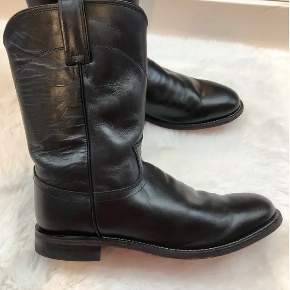 Justin Men Leather Boots Style #3133 size 9