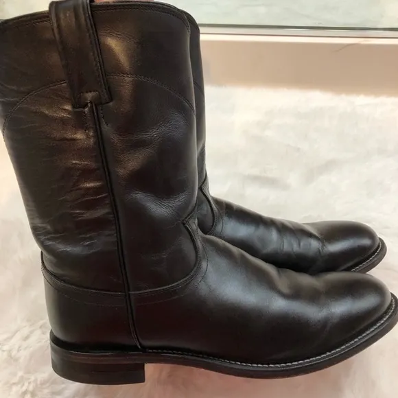 Justin Men Leather Boots Style #3133 size 9