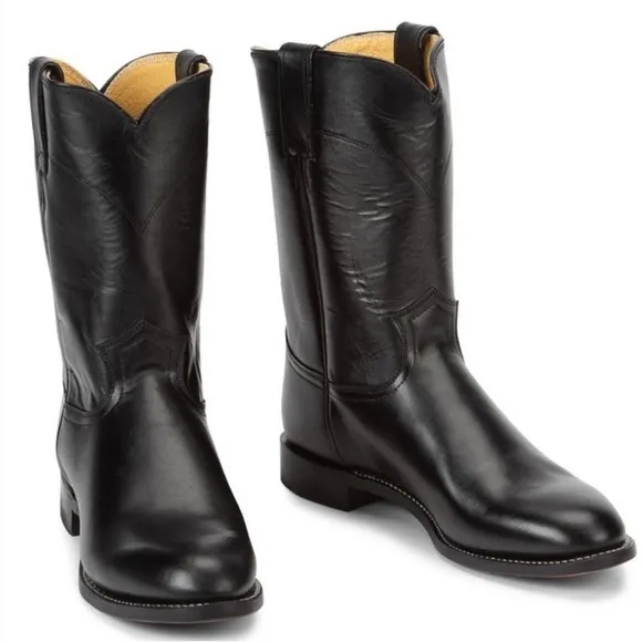 Justin Men Leather Boots Style #3133 size 9