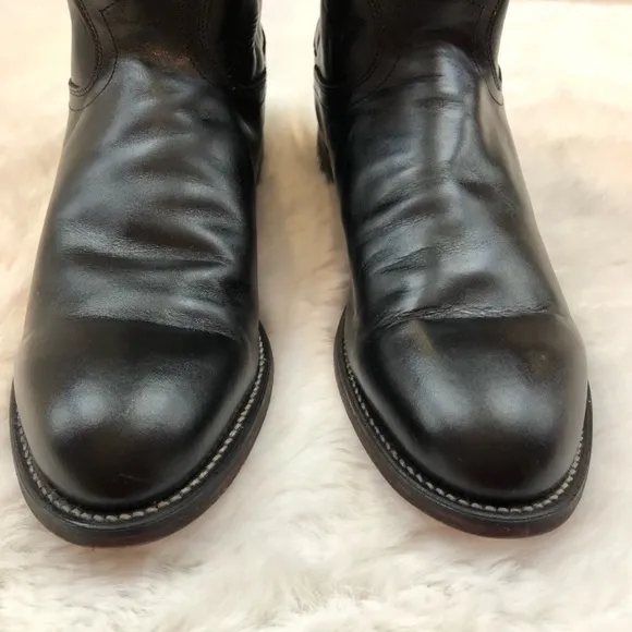 Justin Men Leather Boots Style #3133 size 9
