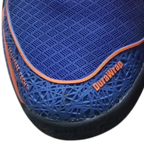 K-Swiss Blue and Orange Athletic Shoes