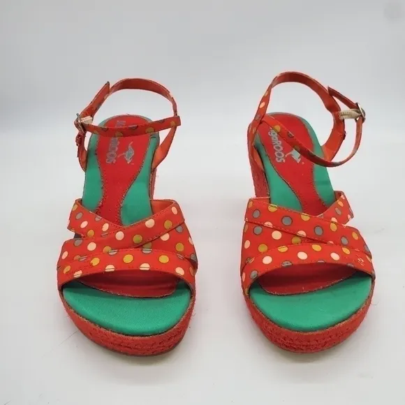 KANGAROOS Ester Espadrilles Wedge Size 7 Shoes