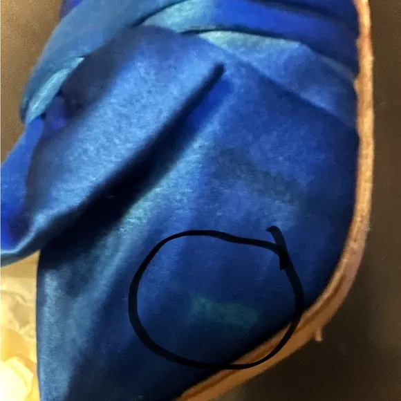 Kate spade custom dyed blue shoes