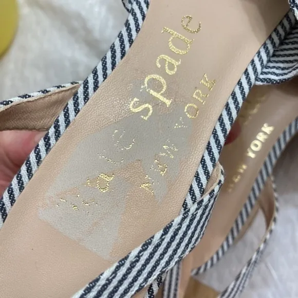 Kate spade double bow knot platform sandals
