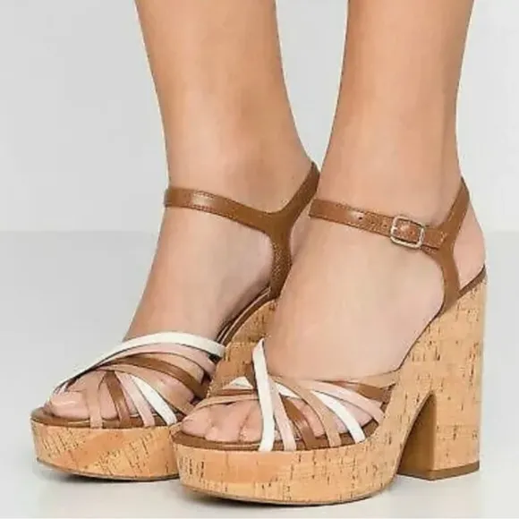 KATE SPADE Glow Multi Toast Platform Sandals