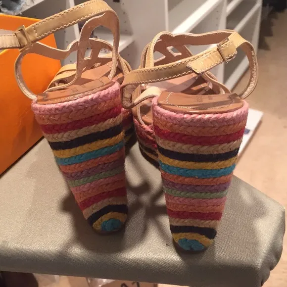 Kate spade rainbow wedge