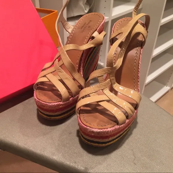 Kate spade rainbow wedge