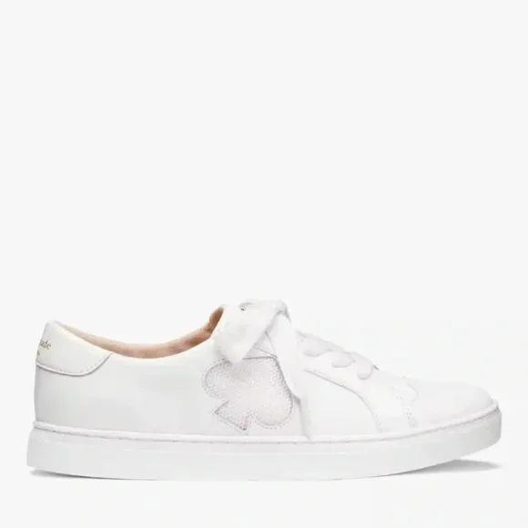 Kate Spade Sneakers White Leather 8.5 tennis shoes